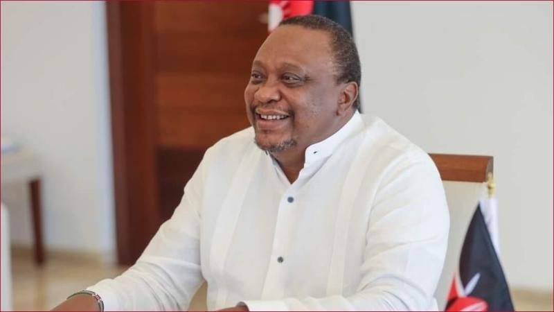 Retired president Uhuru Kenyatta.